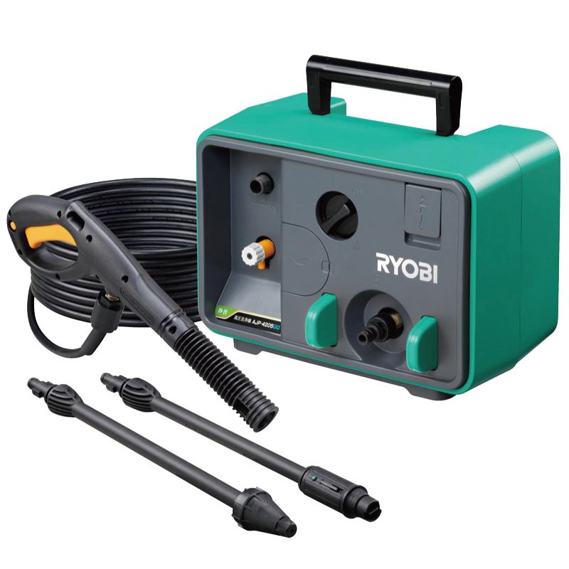 【付属品付】RYOBI 高圧洗浄機 AJP-4205GQ 本体 高圧洗浄機 AJP-4205GQ-50 | 静音タイプ | 便利なバッグ付 | 工具の